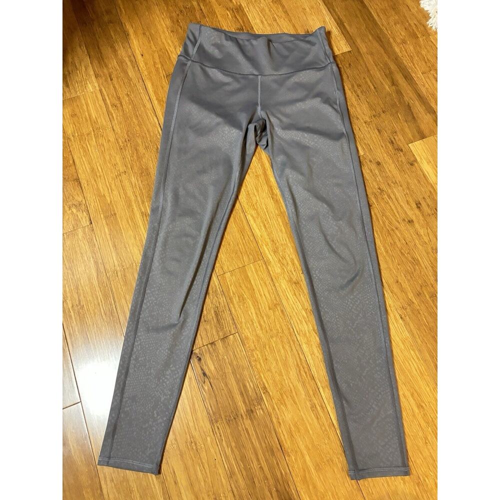 Athleta Serpent Chaturanga Gray Snake Print Leggings Small Yoga‎ Barre Pilates